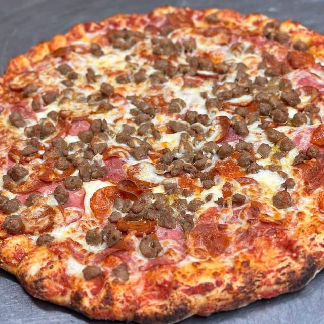 Meaty Pizza.