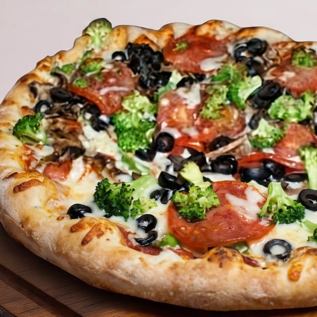 California Veggie Pizza.